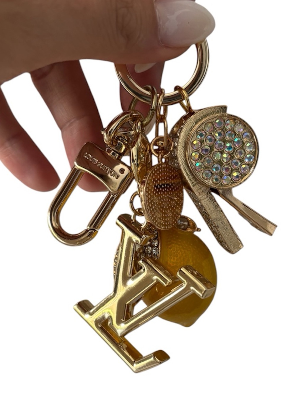 Ahava Jewels Repurposed Citron Self Defense Bag Charm